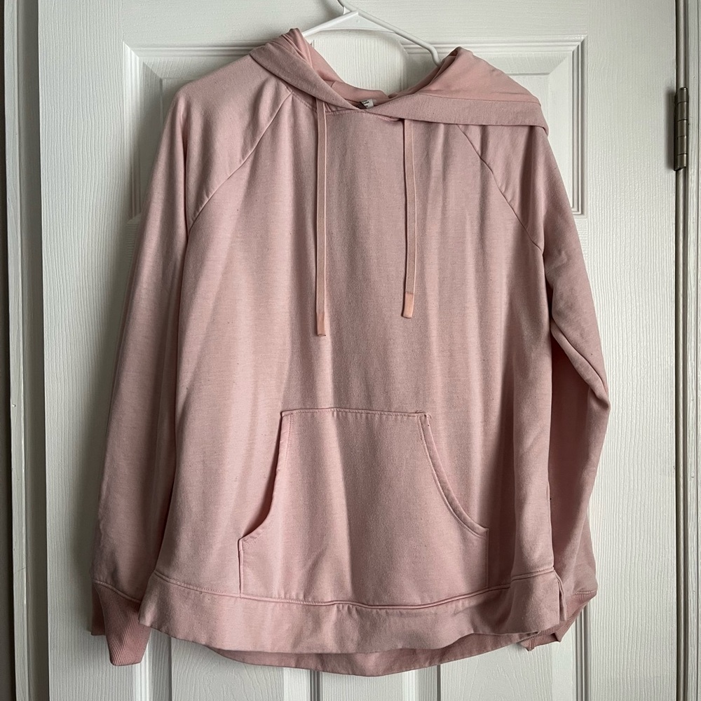 Pink Hoodie with Front Pocket